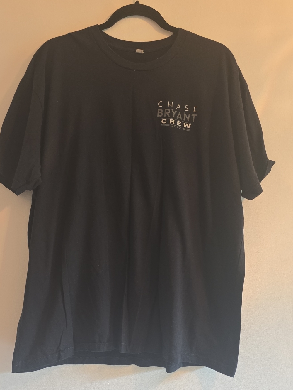 Chase Bryant Crew Logo Short-Sleeve T-Shirt - Black